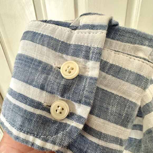 J.Crew striped gauze boy perfect fit blouse - Picture 8 of 10